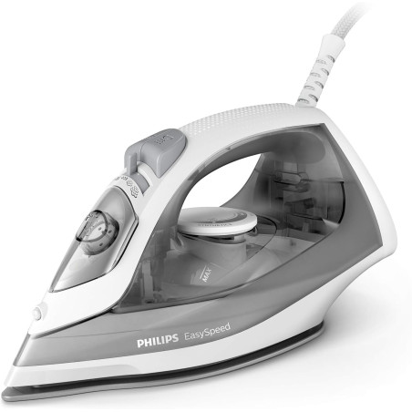 Philips fer à repasser EasySpeed - Puissance Fer à vapeur 2 000 W, Effet Pressing 100 g, Débit Vapeur Continue 15 g/min, Semelle