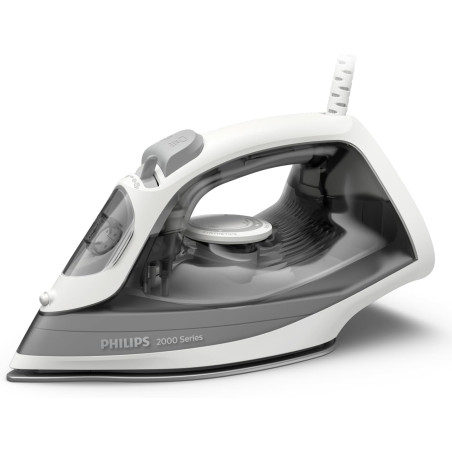 Philips fer à repasser Série 2000 - Puissance Fer à Vapeur 2000W, Effet Pressing 110g, Débit Vapeur Continue 25 g/min, Semelle e