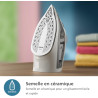 Philips fer à repasser Série 2000 - Puissance Fer à Vapeur 2000W, Effet Pressing 110g, Débit Vapeur Continue 25 g/min, Semelle e