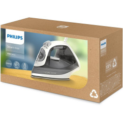 Philips fer à repasser Série 2000 - Puissance Fer à Vapeur 2000W, Effet Pressing 110g, Débit Vapeur Continue 25 g/min, Semelle e