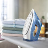 Philips Fer à repasser Série 3000 - Puissance Fer à Vapeur 2400W, Effet Pressing 180g, Débit Vapeur Continue 40 g/min, Semelle e