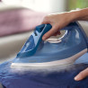 Philips Fer à repasser Série 3000 - Puissance Fer à Vapeur 2400W, Effet Pressing 180g, Débit Vapeur Continue 40 g/min, Semelle e