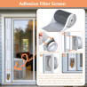240cm kit calfeutrage climatiseur pour climatiseur mobile avec Tuyau Φ15cm, 1 m Filtre DIY & Joint, Adaptateur 13/15cm pour Mobi
