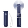 JISULIFE Mini ventilateur portatif, ventilateur à main 3 en 1, ventilateur de poche rechargeable, ventilateur à piles [14-21 heu