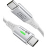 INIU Câble de charge rapide USB-C, 2 m/BSWH, Type C, en nylon, USB-A vers USB-C, pour Samsung S22 S21 Note 10 Google Pixel 7 iPa