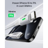 INIU Câble de charge rapide USB-C, 2 m/BSWH, Type C, en nylon, USB-A vers USB-C, pour Samsung S22 S21 Note 10 Google Pixel 7 iPa