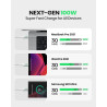 INIU Câble de charge rapide USB-C, 2 m/BSWH, Type C, en nylon, USB-A vers USB-C, pour Samsung S22 S21 Note 10 Google Pixel 7 iPa