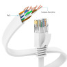 Ercielook Câble Ethernet 8m Cat6 - Rj45 Plat Lan 1000 Mbit/s Câble Internet pour Routeur Switch PC Portable Smart TV