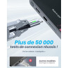 INIU Câble USB C, Cable USB C [1m/3.1A] Charge Rapide, Nylon QC 3.0 Câble Chargeur Type C pour Samsung Galaxy S24 S23 S22 S10 S9