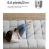 INIU Câble USB C, Cable USB C [2m/3.1A] Charge Rapide, Nylon QC 3.0 Câble Chargeur Type C pour Samsung Galaxy S22 S21 S20 S10 S9