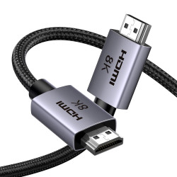 Uvert 8k câble hdmi 2.1 certifié 10k 8k 60hz 4k 240hz haute vitesse 48gbps cordon hdmi aluminium dynamichdr dolby atmos hdcp tre
