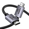 Uvert 8k câble hdmi 2.1 certifié 10k 8k 60hz 4k 240hz haute vitesse 48gbps cordon hdmi aluminium dynamichdr dolby atmos hdcp tre