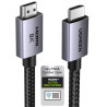 Uvert 8k câble hdmi 2.1 certifié 10k 8k 60hz 4k 240hz haute vitesse 48gbps cordon hdmi aluminium dynamichdr dolby atmos hdcp tre