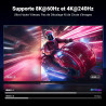 Uvert 8k câble hdmi 2.1 10k 8k 60hz 4k 240hz haute vitesse 48gbps cordon hdmi aluminium dynamichdr dolby atmos hdcp tressé en ny
