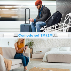 Lot de 2 câbles USB C vers Lightning certifiés MFi, charge rapide USB C pour iPhone 14 13 12 11 Pro Max X XR XS 8 Plus, iPad - C