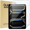 ProCase 2 Verre Trempé pour iPad Pro 13 Pouces (M5) 2025/(M4) 2024, Film Protection Ecran, Screen Protecteur, Anti Rayures Sans 