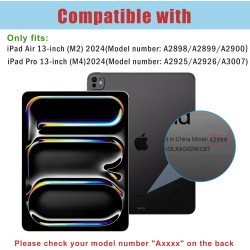 ProCase 2 Verre Trempé pour iPad Pro 13 Pouces (M5) 2025/(M4) 2024, Film Protection Ecran, Screen Protecteur, Anti Rayures Sans 
