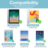 ProCase 2 Verre Trempé iPad 9.7", iPad 6/5/Pro 9.7"/Air 2/Air 1, Film Protection Screen Protecteur, Anti Rayures Sans Bulles 0.3