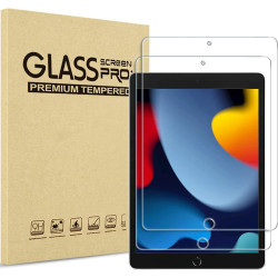 ProCase 2 Verre Trempé pour iPad 10.2", iPad 9/8/7ème Génération 2021/2020/2019, Film Protection d'Écran Screen Protecteur, Anti