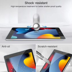 ProCase 2 Verre Trempé pour iPad 10.2", iPad 9/8/7ème Génération 2021/2020/2019, Film Protection d'Écran Screen Protecteur, Anti