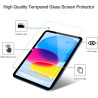 ProCase 1 Verre Trempé pour iPad(A16) 11 Pouces 2025, iPad 10ème Génération 10.9 Pouces 2022, Film Protection Screen Protecteur,