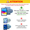 ProCase 10 Verre Trempé pour iPad(A16) 11 Pouces 2025, iPad 10ème Génération 10.9 Pouces 2022, Film Protection Screen Protecteur
