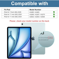 ProCase 3 Verre Trempé pour iPad Air 11 Pouces (M4) 2026/(M3) 2025/(M2) 2024, Film Protection Ecran, Screen Protecteur, Anti Ray