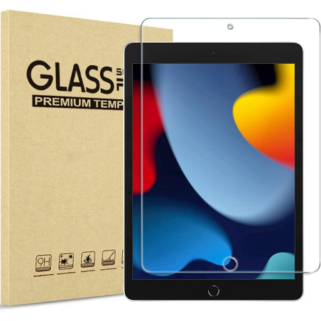 ProCase 1 Verre Trempé pour iPad 10.2", iPad 9/8/7ème Génération 2021/2020/2019, Film Protection d'Écran Screen Protecteur, Anti
