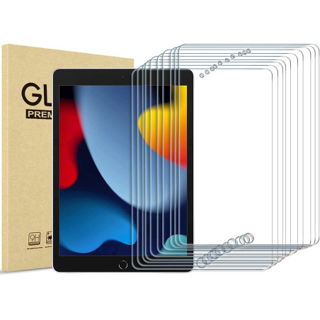 ProCase 10 Verre Trempé pour iPad 10.2", iPad 9/8/7ème Génération 2021/2020/2019, Film Protection d'Écran Screen Protecteur, Ant