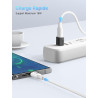 Uvert adaptateur usb vers usb c 3.2 10gbps lot de 3 convertisseur type c femelle vers type a mâle charge rapide data sync compat
