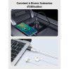 Uvert adaptateur usb vers usb c 3.2 10gbps lot de 3 convertisseur type c femelle vers type a mâle charge rapide data sync compat