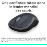 Logitech M185 Souris sans Fil, 2.4 GHz avec Mini Récepteur USB, Longévité de la Pile 12 Mois, Résolution du Capteur 1000 PPP, Am