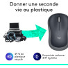 Logitech M185 Souris sans Fil, 2.4 GHz avec Mini Récepteur USB, Longévité de la Pile 12 Mois, Résolution du Capteur 1000 PPP, Am