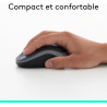 Logitech M185 Souris sans Fil, 2.4 GHz avec Mini Récepteur USB, Longévité de la Pile 12 Mois, Résolution du Capteur 1000 PPP, Am