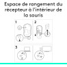 Logitech M185 Souris sans Fil, 2.4 GHz avec Mini Récepteur USB, Longévité de la Pile 12 Mois, Résolution du Capteur 1000 PPP, Am