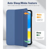 TiMOVO Coque Compatible avec iPad (A16) 11ème Génération 11 Pouces 2025/iPad 10ème Génération 10,9 Pouces 2022, Légère Housse Ar