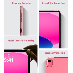 TiMOVO Coque Compatible avec iPad (A16) 11ème Génération 11 Pouces 2025/iPad 10ème Génération 10,9 Pouces 2022, Légère Housse Ar