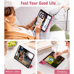 TiMOVO Coque Compatible avec iPad (A16) 11ème Génération 11 Pouces 2025/iPad 10ème Génération 10,9 Pouces 2022, Légère Housse Ar