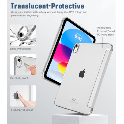 TiMOVO Coque Compatible avec iPad (A16) 11ème Génération 11 Pouces 2025/iPad 10ème Génération 10,9 Pouces 2022, Légère Housse Ar