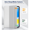 TiMOVO Coque Compatible avec iPad (A16) 11ème Génération 11 Pouces 2025/iPad 10ème Génération 10,9 Pouces 2022, Légère Housse Ar