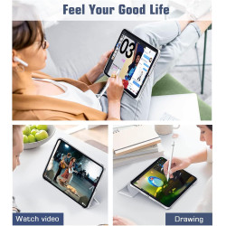 TiMOVO Coque Compatible avec iPad (A16) 11ème Génération 11 Pouces 2025/iPad 10ème Génération 10,9 Pouces 2022, Légère Housse Ar