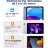 TiMOVO Coque Compatible avec iPad (A16) 11ème Génération 11 Pouces 2025/iPad 10ème Génération 10,9 Pouces 2022, Légère Housse Ar