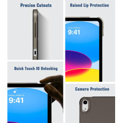 TiMOVO Coque Compatible avec iPad (A16) 11ème Génération 11 Pouces 2025/iPad 10ème Génération 10,9 Pouces 2022, Légère Housse Ar