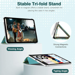 TiMOVO Coque Compatible avec iPad (A16) 11ème Génération 11 Pouces 2025/iPad 10ème Génération 10,9 Pouces 2022, Légère Housse Ar