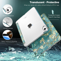 TiMOVO Coque Compatible avec iPad (A16) 11ème Génération 11 Pouces 2025/iPad 10ème Génération 10,9 Pouces 2022, Légère Housse Ar
