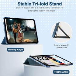 TiMOVO Coque Compatible avec iPad (A16) 11ème Génération 11 Pouces 2025/iPad 10ème Génération 10,9 Pouces 2022, Légère Housse Ar