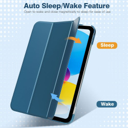 TiMOVO Coque Compatible avec iPad (A16) 11ème Génération 11 Pouces 2025/iPad 10ème Génération 10,9 Pouces 2022, Légère Housse Ar