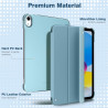 TiMOVO Coque Compatible avec iPad (A16) 11ème Génération 11 Pouces 2025/iPad 10ème Génération 10,9 Pouces 2022, Légère Housse Ar