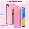 TiMOVO Coque Compatible avec iPad (A16) 11ème Génération 11 Pouces 2025/iPad 10ème Génération 10,9 Pouces 2022, Légère Housse Ar