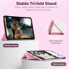 TiMOVO Coque Compatible avec iPad (A16) 11ème Génération 11 Pouces 2025/iPad 10ème Génération 10,9 Pouces 2022, Légère Housse Ar
